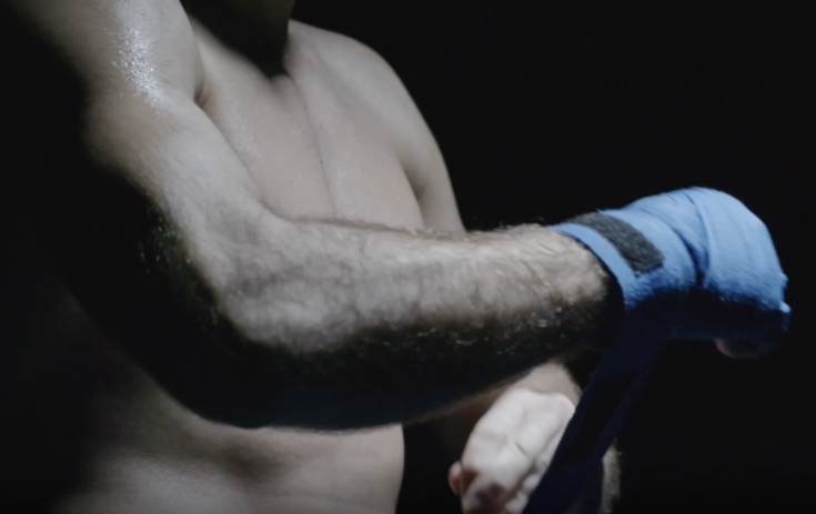 运动健身型男视频素材