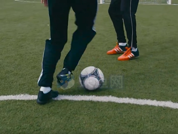 足球过人慢动作视频素材