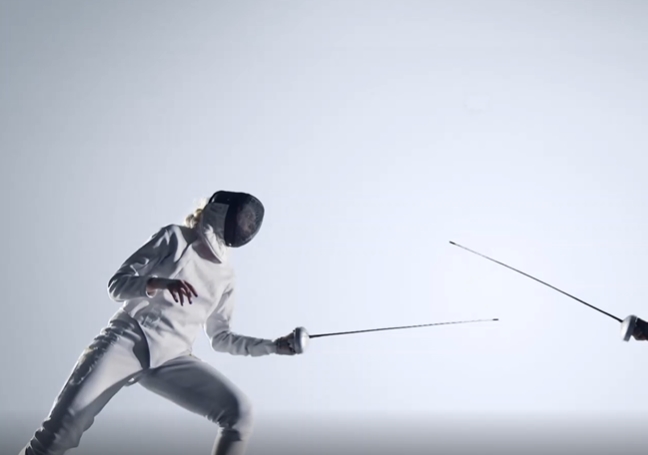 击剑运动视频素材