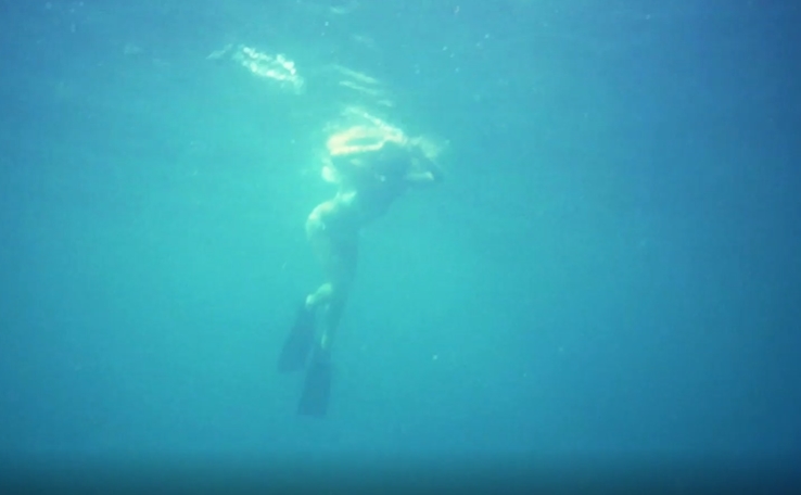 潜水特写镜头视频素材